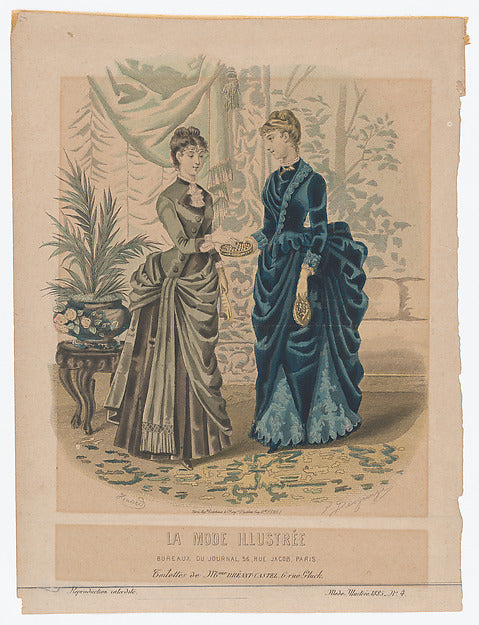 Isabelle Desgrange:Toilettes de Mme Bréant-Castel from La Mo-16x12"(A3) Poster