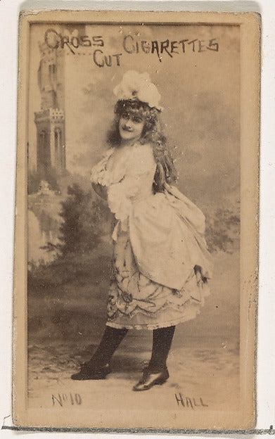 :Card Number 10 Hall from the Actors and Actresses series is-16x12"(A3) Poster