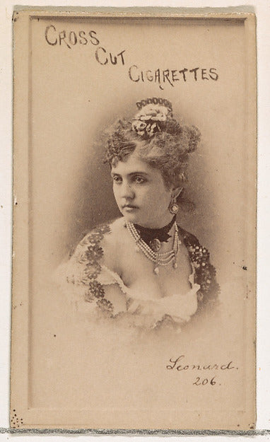 :Card Number 206 Leicester from the Actors and Actresses ser-16x12"(A3) Poster