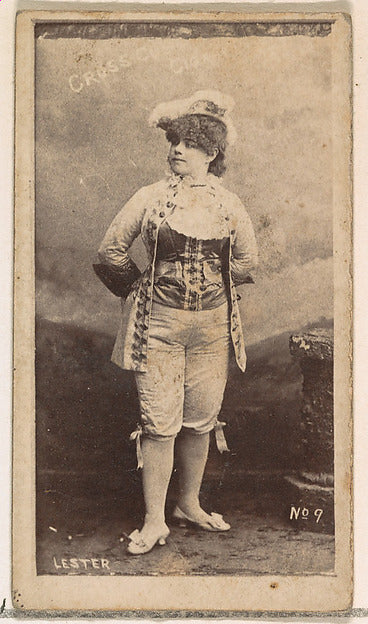 :Card Number 9 Lester from the Actors and Actresses series i-16x12"(A3) Poster