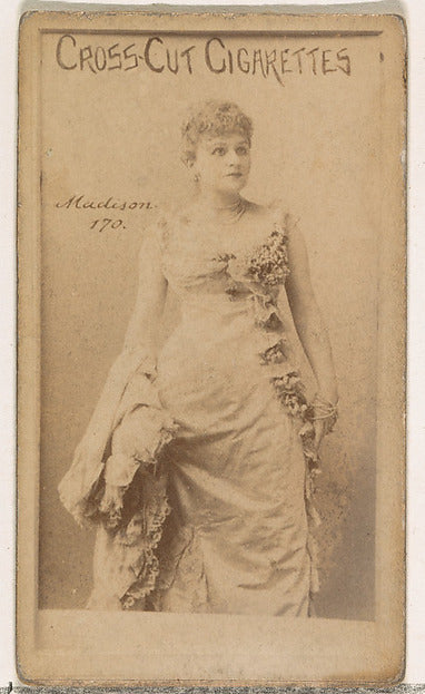 :Card Number 170 Madison from the Actors and Actresses serie-16x12"(A3) Poster