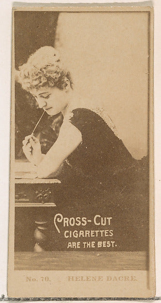 :Card Number 70 Helene Dacre from the Actors and Actresses s-16x12"(A3) Poster