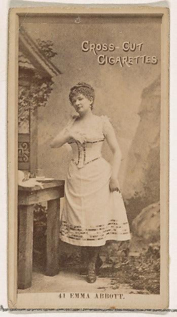 :Card Number 41 Emma Abbott from the Actors and Actresses se-16x12"(A3) Poster