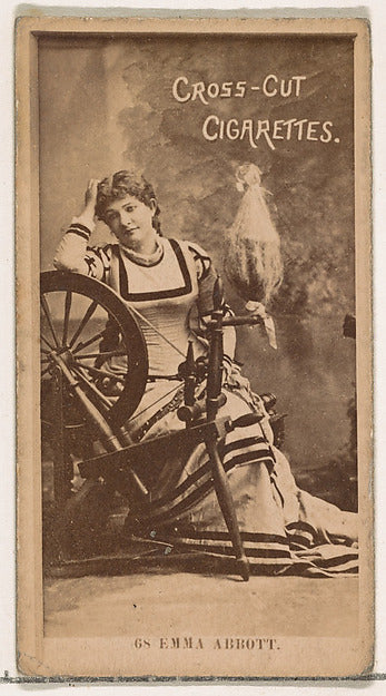 :Card Number 68 Emma Abbott from the Actors and Actresses se-16x12"(A3) Poster