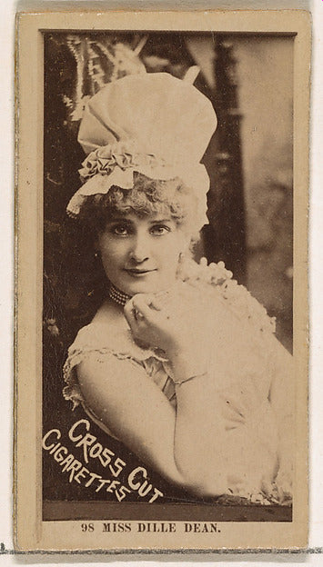 :Card Number 98 Miss Dille Dean from the Actors and Actresse-16x12"(A3) Poster