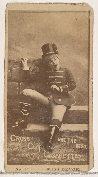 :Card Number 175 Miss Devoe from the Actors and Actresses se-16x12"(A3) Poster