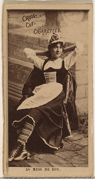 :Card Number 58 Miss De Roy from the Actors and Actresses se-16x12"(A3) Poster