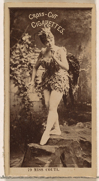 :Card Number 79 Miss Couti from the Actors and Actresses ser-16x12"(A3) Poster