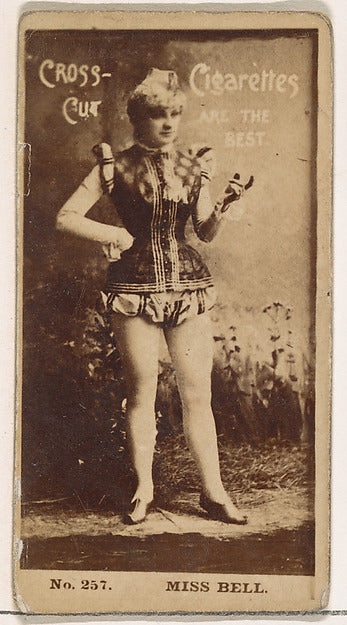 :Card Number 257 Miss Bell from the Actors and Actresses ser-16x12"(A3) Poster