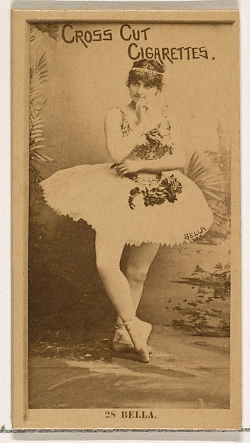 :Card Number 28 Bella from the Actors and Actresses series i-16x12"(A3) Poster