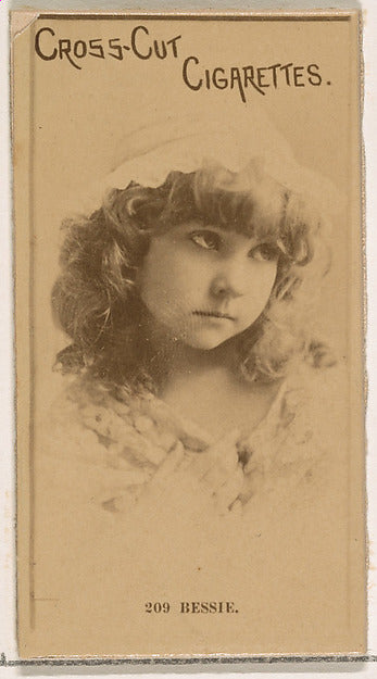 :Card Number 209 Bessie from the Actors and Actresses series-16x12"(A3) Poster