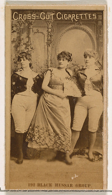 :Card Number 192 Black Hussar Group from the Actors and Actr-16x12"(A3) Poster