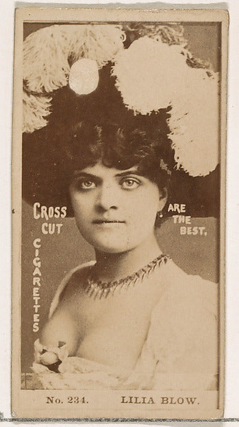 :Card Number 234 Lilia Blow from the Actors and Actresses se-16x12"(A3) Poster