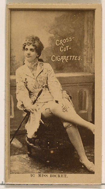 :Card Number 97 Miss Bocket from the Actors and Actresses se-16x12"(A3) Poster