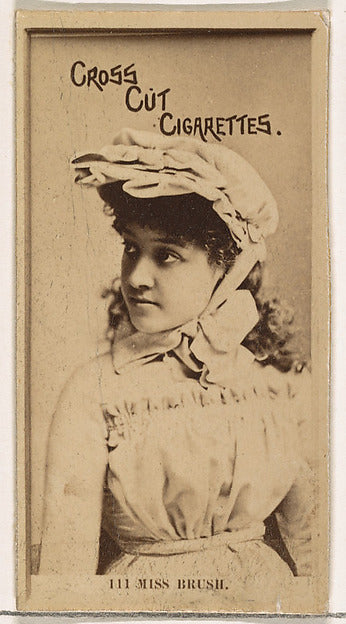 :Card Number 111 Miss Brush from the Actors and Actresses se-16x12"(A3) Poster