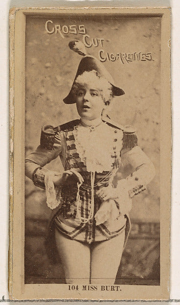 :Card Number 104 Miss Burt from the Actors and Actresses ser-16x12"(A3) Poster