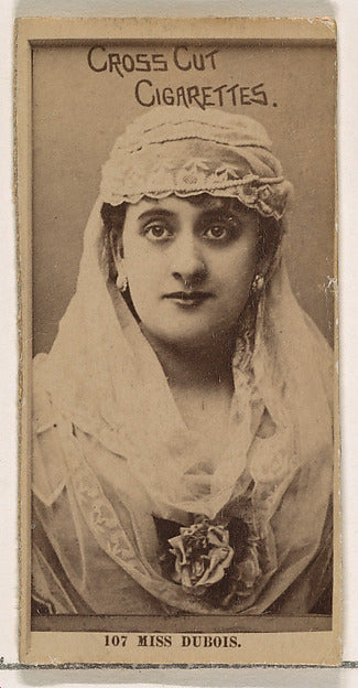 :Card Number 107 Mrs. Dubois from the Actors and Actresses s-16x12"(A3) Poster