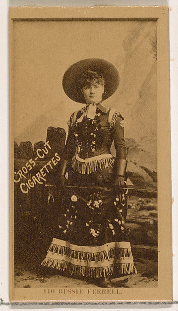:Card Number 110 Bessie Ferrell from the Actors and Actresse-16x12"(A3) Poster