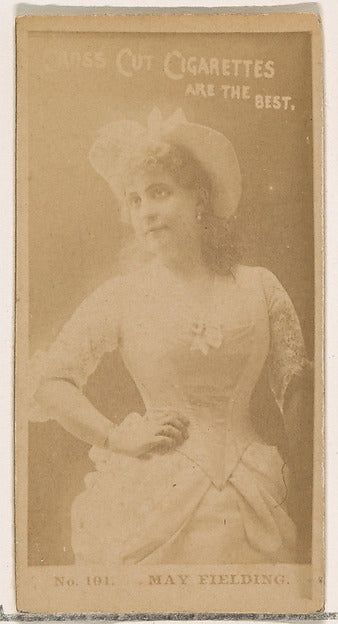 :Card Number 101 May Fielding from the Actors and Actresses -16x12"(A3) Poster