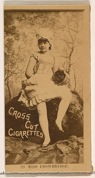 :Card Number 29 Miss Frowbridge from the Actors and Actresse-16x12"(A3) Poster