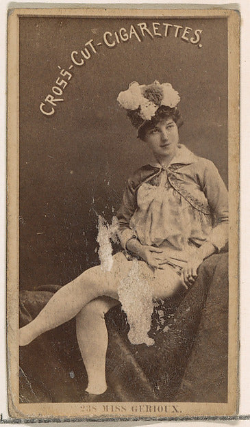 :Card Number 238 Miss Gerioux from the Actors and Actresses -16x12"(A3) Poster