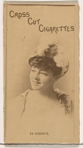 :Card Number 44 Giroux from the Actors and Actresses series -16x12"(A3) Poster