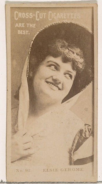 :Card Number 92 Elsie Gerome from the Actors and Actresses s-16x12"(A3) Poster