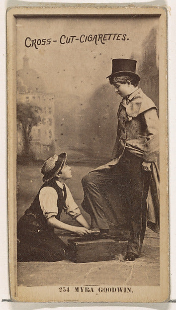 :Card Number 254 Myra Goodwin from the Actors and Actresses -16x12"(A3) Poster