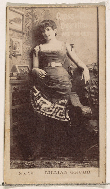 :Card Number 26 Lillian Grubb from the Actors and Actresses -16x12"(A3) Poster