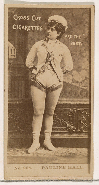 :Card Number 208 Pauline Hall from the Actors and Actresses -16x12"(A3) Poster