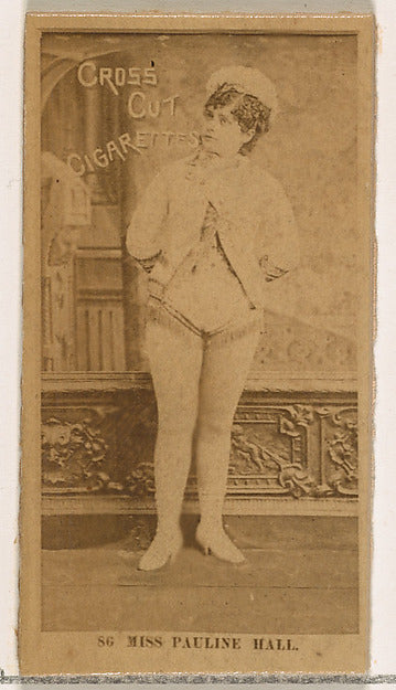 :Card Number 86 Miss Pauline Hall from the Actors and Actres-16x12"(A3) Poster