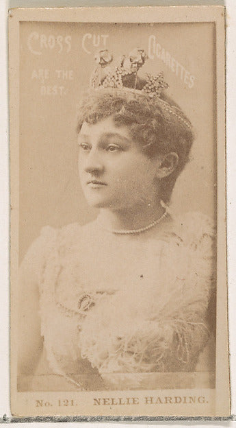 :Card Number 121 Nellie Harding from the Actors and Actresse-16x12"(A3) Poster