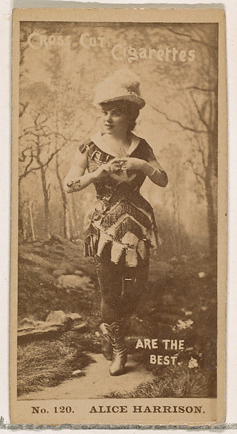 :Card Number 120 Alice Harrison from the Actors and Actresse-16x12"(A3) Poster