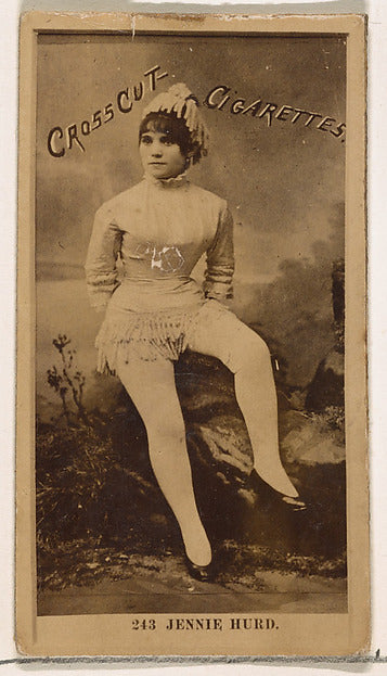 :Card Number 243 Jennie Hurd from the Actors and Actresses s-16x12"(A3) Poster