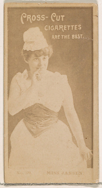 :Card Number 39 Marie Jansen from the Actors and Actresses s-16x12"(A3) Poster