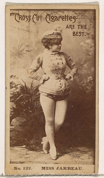 :Card Number 122 Miss Jarbeau from the Actors and Actresses -16x12"(A3) Poster