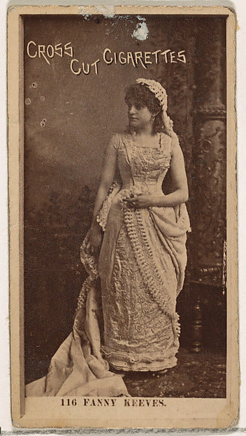 :Card Number 116 Fanny Keeves from the Actors and Actresses -16x12"(A3) Poster
