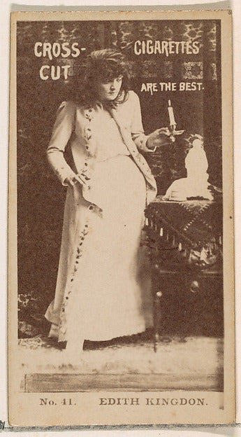 :Card Number 41 Edith Kingdon from the Actors and Actresses -16x12"(A3) Poster