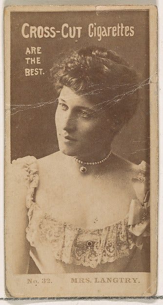 :Card Number 32 Mrs. Langtry from the Actors and Actresses s-16x12"(A3) Poster