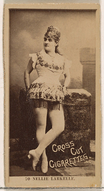 :Card Number 70 Nellie Larkelle from the Actors and Actresse-16x12"(A3) Poster