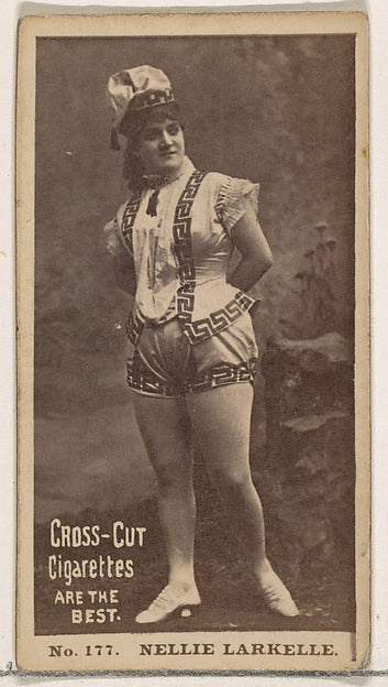 :Card Number 177 Nellie Larkelle from the Actors and Actress-16x12"(A3) Poster