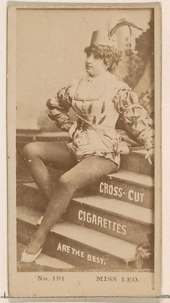 :Card Number 191 Miss Leo from the Actors and Actresses seri-16x12"(A3) Poster