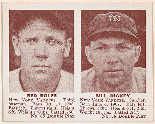 :Red Rolfe Bill Dickey-16x12"(A3) Poster