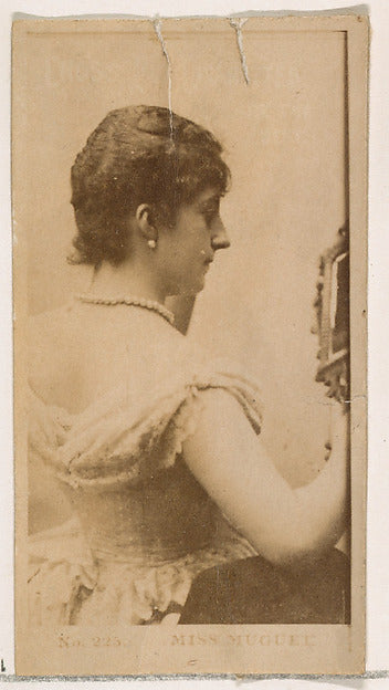 :Card Number 225 Miss Muguel from the Actors and Actresses s-16x12"(A3) Poster