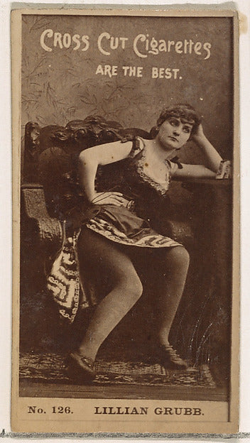 :Card Number 126 Lillian Grubb from the Actors and Actresses-16x12"(A3) Poster