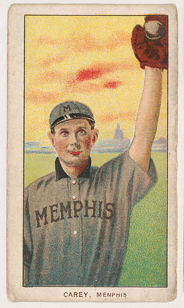 :Scoops Carey Memphis from Coupon Cigarettes Baseball Issue -16x12"(A3) Poster