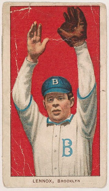 :Ed Lennox Brooklyn from Coupon Cigarettes Baseball Issue 19-16x12"(A3) Poster