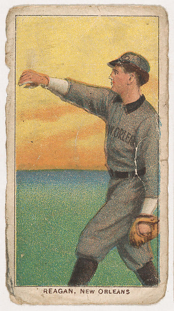 :Ed Reagan New Orleans from Coupon Cigarettes Baseball Issue-16x12"(A3) Poster