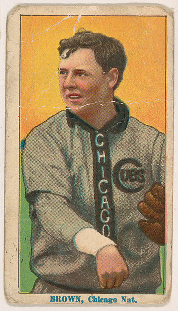 :Mordecai Brown Chicago from Coupon Cigarettes Baseball Issu-16x12"(A3) Poster