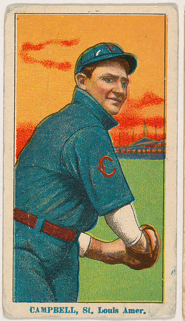 :Billy Campbell St. Louis from Coupon Cigarettes Baseball Is-16x12"(A3) Poster